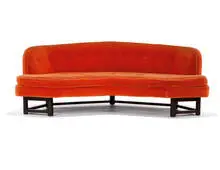 Sofa by Edward Wormley, c. 1952, Dunbar, sold Dec 2009