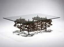 Coffee table by Ibram Lassaw, c. 1960, sold Dec 2009