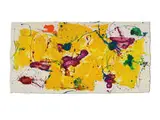 Untitled (SF84-002) by Sam Francis, 1984, Acrylic on prepared paper, sold Dec 2009