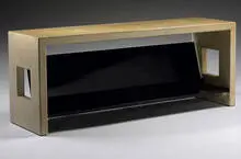console by Paul Theodore Frankl, c. 1948, mahogany, lacquered cork, sold Mar 2007