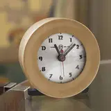 Gilbert Rohde, table clock, c. 1935, walnut, lacquered wood, glass, enameled metal