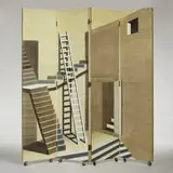 Piero Fornasetti, Scaletta (Little Staircase) folding screen