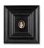 Cornelis Jonson, Portrait of a lady, oil on copper, oval