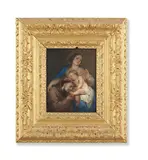 Dutch School, The Madonna and Child with Saint Francis