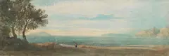 John Varley Ows, On the coast near Weston-Super-Mare, Somerset