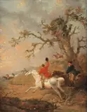 George Morland, In Full Cry