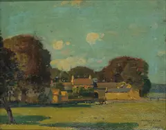 Stanley Royle, Priest Hill Farm, Mayfield Valley, oil on canvas