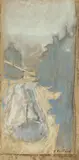 Édouard Vuillard, Baumstämme auf einem verschneiten Weg („Troncs d'arbre dans un chemin enneigé“)