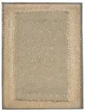 Heinz Mack, Kleine Flagge, 1971, Aluminiumrelief und Luftpolsterfolie auf Holz