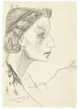 Max Beckmann, Frau mit Hut