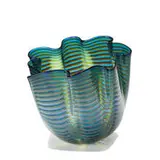 Teal blue seaform by Dale Chihuly, c. 1998, Studio, sold Dec 2009
