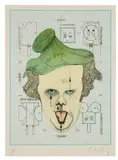 Claes Oldenburg, Ice Bag, 1971, Color lithograph