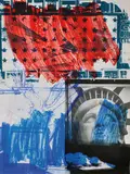 Robert Rauschenberg, People for the American Way, 1991, Silkscreen on paper with lithograph