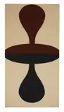 Claes Oldenburg, Double Punching Bag, 1967, Lithograph printed in colors on Arches paper