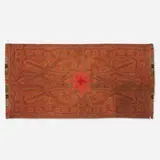 South Asian, panel, machine-knotted wool