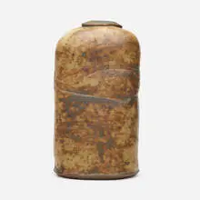 Howard Kottler, early vase, c. 1956, glazed and incised stoneware