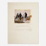 George Deem, Untitled (After Courbet) (Bonjour, Monsieur Courbet)