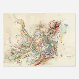 Robert S. Neuman, Voyage Drawing #4, 1968-69, mixed media on paper