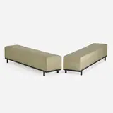 Christian Liaigre, Nankin benches, pair