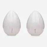 Murano, egg lamps, pair