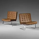 Ludwig Mies van der Rohe, Tugendhat chairs, pair