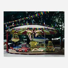 John A. Parks, Roundabout, Paris, 1977, gouache on paper