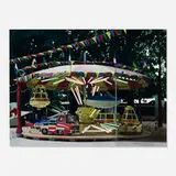 John A. Parks, Roundabout, Paris, 1977, gouache on paper