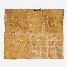 Charles Christopher Hill, Angel, 1977, mixed media, paper, fabric, canvas, newsprint