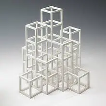Barbara Rosser, K 1 2 3 4 5 6 #2, 1997, painted wood construction