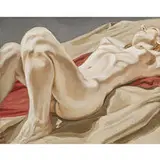 Philip Pearlstein, Untitled (Reclining Nude)
