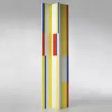 Ilya Bolotowsky, Two 'L' Column, 1977, painted wood construction