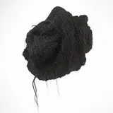 Magdalena Abakanowicz, Black Ball Abakan, 1966, woven and dyed jute over steel armature