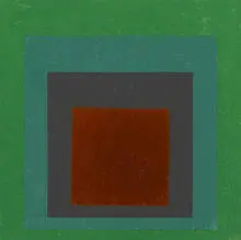 Josef Albers, Homage to the Square, 1973, oil on masonite