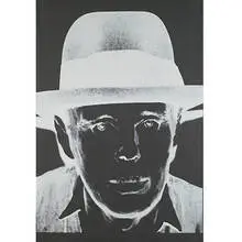 Andy Warhol, Joseph Beuys, 1980, diamond dust and silkscreen ink on paper