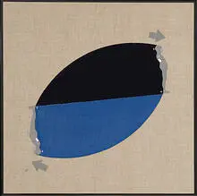 Ernest Trova b. 1927, Untitled (Manscape), 1970, oil on canvas