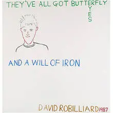 David Robilliard, They've All Got Butterfly Eyes, 1987, acrylic on canvas