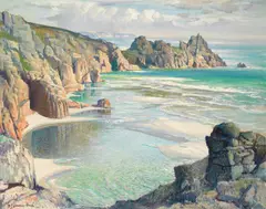 Samuel John Lamorna Birch, Ra, Rws, Rwa, Lamorna Cove, Cornwall, oil on canvas