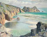 Lamorna Cove, Cornwall by Samuel John Lamorna Birch, Ra, Rws, Rwa, oil on canvas, sold Nov 2021