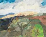 Kate Nicholson, Boothy View, oil on paper