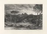 Samuel Palmer, Opening the Fold, or Early Morning (Lister 13), Etching, 1880, on wove paper, the fifth state (of ten)