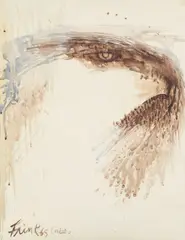 Eagle by Elisabeth Frink, watercolour on paper, sold Nov 2021