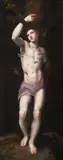 Giulio Cesare Procaccini, Saint Sebastian, oil on panel