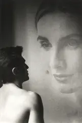 Nude with Model by Duane Stephen Michals, 1990, gelatin silver print, sold Jun 2021