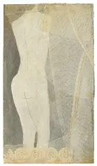 Paul Citroen, Frivolité I, 1934, Öl und Collage auf Pappe