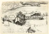 Lovis Corinth, Am Walchensee, 1923, Kreide auf JW Zanders-Velin
