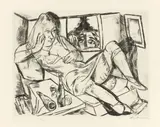 Max Beckmann, Frau in der Nacht