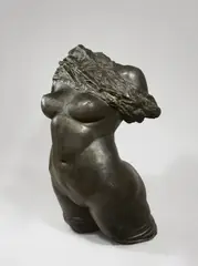 Torso - Aufgerichtet Stehende II by Waldemar Grzimek, 1973, Bronze mit dunkelbrauner Patina, sold Nov 2018