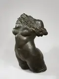 Waldemar Grzimek, Torso - Aufgerichtet Stehende II, 1973, Bronze mit dunkelbrauner Patina