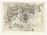 Pablo Picasso, La Grande corrida, avec femme torero, 1934, Kaltnadel auf Montval-Bütten