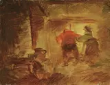 Wilhelm Busch, Der Trunkenbold. 1890er Jahre